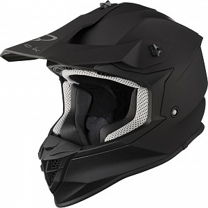 Black Gravel Solid Matt Black Motocross 3003 Cross Helmet