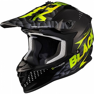 Black Gravel Track Black Green Motocross 0703 Cross Helmet