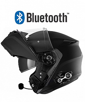 Storm Bluetooth Matte Black S8x Bluetooth 5.0 Mc Helmet
