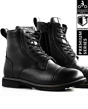 Black Guard Wp Oxford Black Waterproof Mc Boots Boots