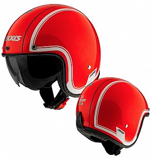 AXXIS OF507SV HORNET SV ROYAL A5 FLUOR MATT RED Jet mc helmet