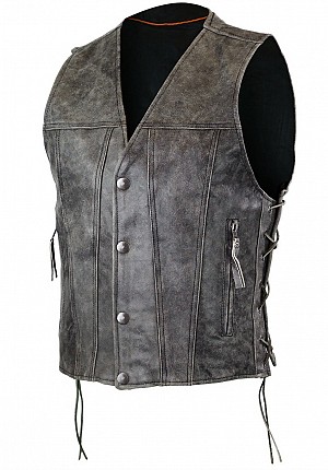 Premium Cracker Custom Vest Leather Vest