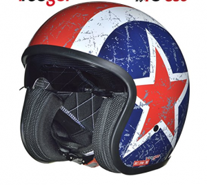 Jet Rc590 Rebel Sun Visor Jet Motorcycle Helmet