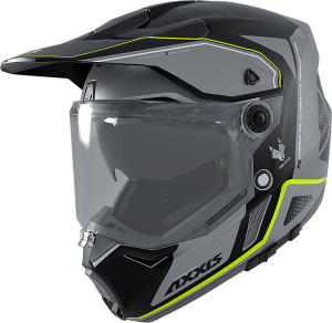 Axxis Mx803ds Wolf Ds Roadrunner B2 Pig Brillo Cross Helmet