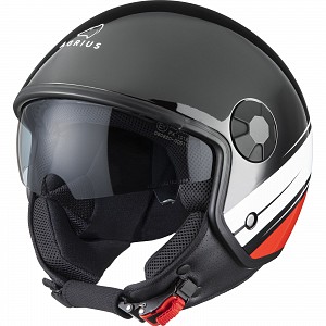 Ece 22.06 Agrius Score Conoid Gloss Black Sunvisor 0103 Jet Mc Helmet