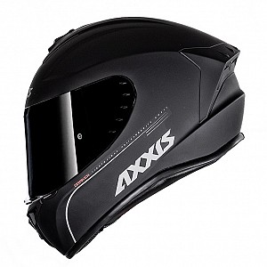 Axxis Draken Matt Black Aero Integral Motorcycle Helmet