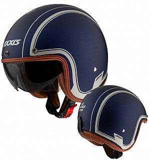 AXXIS OF507SV HORNET SV ROYAL A7 MATT BLUE Jet mc helmet