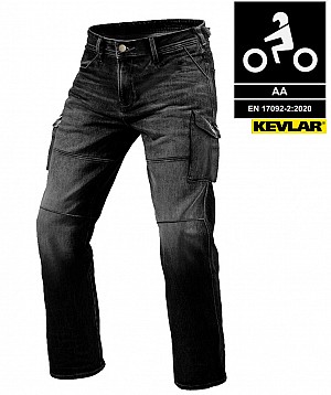 Kevlar Cargo Jeans Grey - Regular Leg Ce Aa Stretch Unisex Mc Jeans - Mcv 
