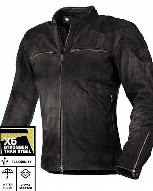 Lady Premium Blake Vintage Black Leather Jacket