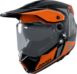 Axxis Mx803ds Wolf Ds Roadrunner B4 Orange Fluor Mate Cross Helmet