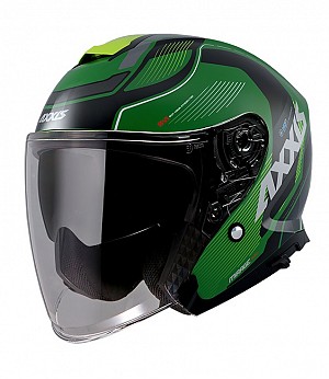 Axxis Sv Of504sv Mirage Sv Village C6 Verde Matt Jet Motorcycle Helmet
