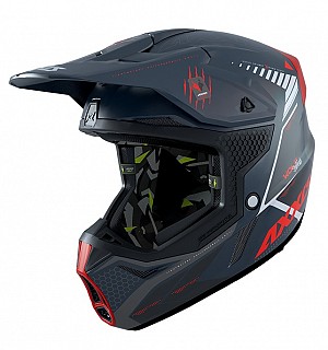 Axxis Mx803 Wolf Star Track B5 Rojo Fluor Matt Cross Helmet