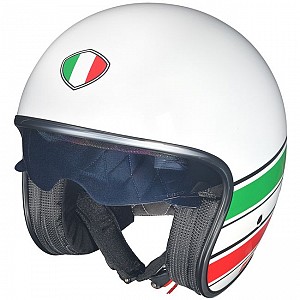 Jet Rc590 Italy Sun Visor Jet Motorcycle Helmet