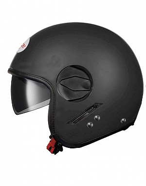 Rf-693 Black Matt Sun Visor Jet Motorcycle Helmet