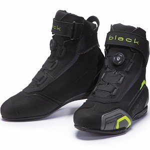 Black Firefly Black/yellow Ce Ankle Waterproof 5356-0844 Motorcycle Boots