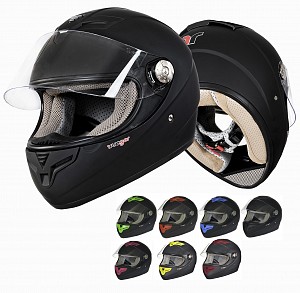 Rt-823 Black Multi Integral Motorcycle Helmet