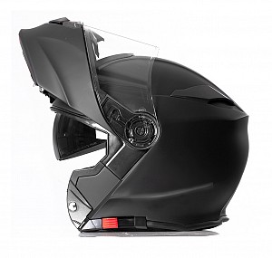 Rs-982 Matt Black Openable Sun Visor Motorcycle Helmet
