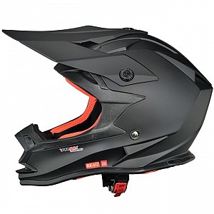 Rk652 Junior Matt Black Cross Helmet