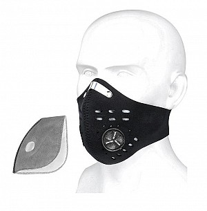 Facemask Iron Vent Neopren Washable Face Mask