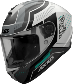 Axxis Draken A2 Gray Matt Cougar Aero Integral Motorcycle Helmet