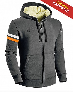 Gray Armor Ce Protection Motorcycle Hoodie Gah2