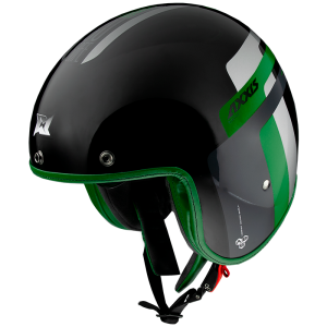 AXXIS OF507EN HORNET SV OLDSTYLE B6 GREEN Jet motorcycle helmet